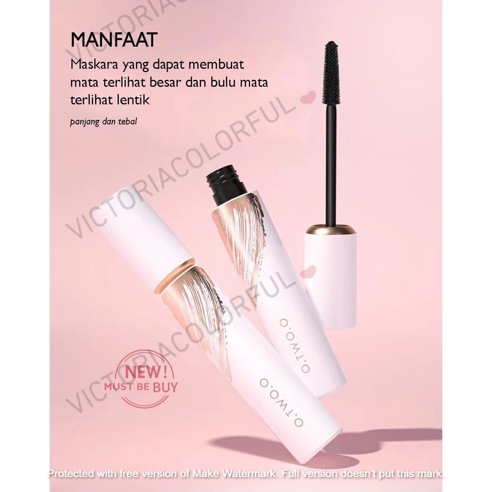 o.two.o~Lash Bold Volume Lifting Mascara effect 3d melentikan bulu mata