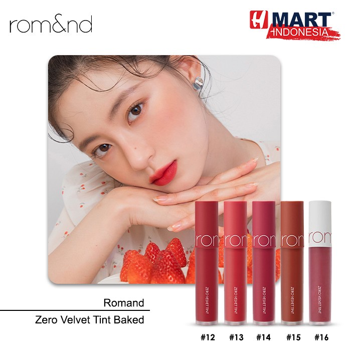 ⭐BISA COD⭐ 『 ROM&ND 』ROMAND - Zero Velvet Tint (Baked Series) - 12 Anne Shirley