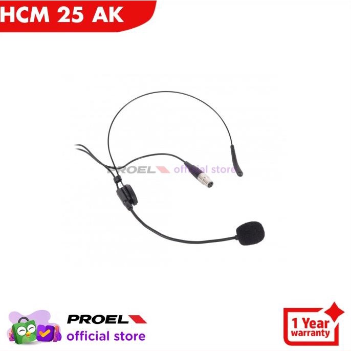 EIKON HCM25AK BY PROEL MICROPHONE HEADSET (MINI XLR 3 PIN)