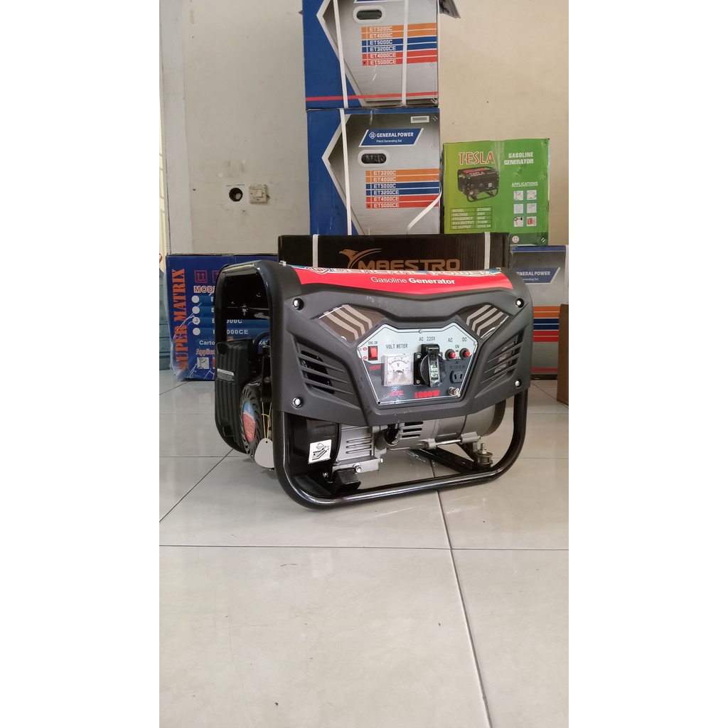 Genset Listrik 1200W GENERAL POWER ET2500C AVR / Generator Genset Jenset 1200 Watt Bensin ET-2500C E