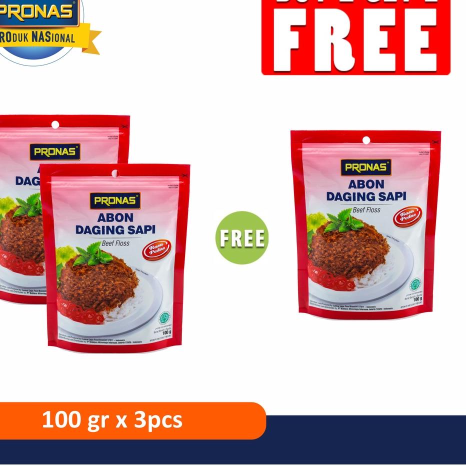 

Ω PRONAS Abon Chili 100 gr Buy 2 Get 1 ❊