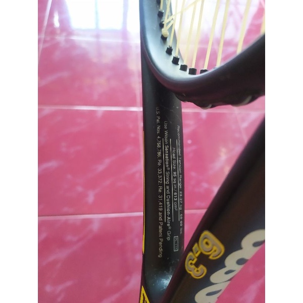 Raket Tenis Second Original Wilson Hyper Hammer 6.3 cocok untuk pemula