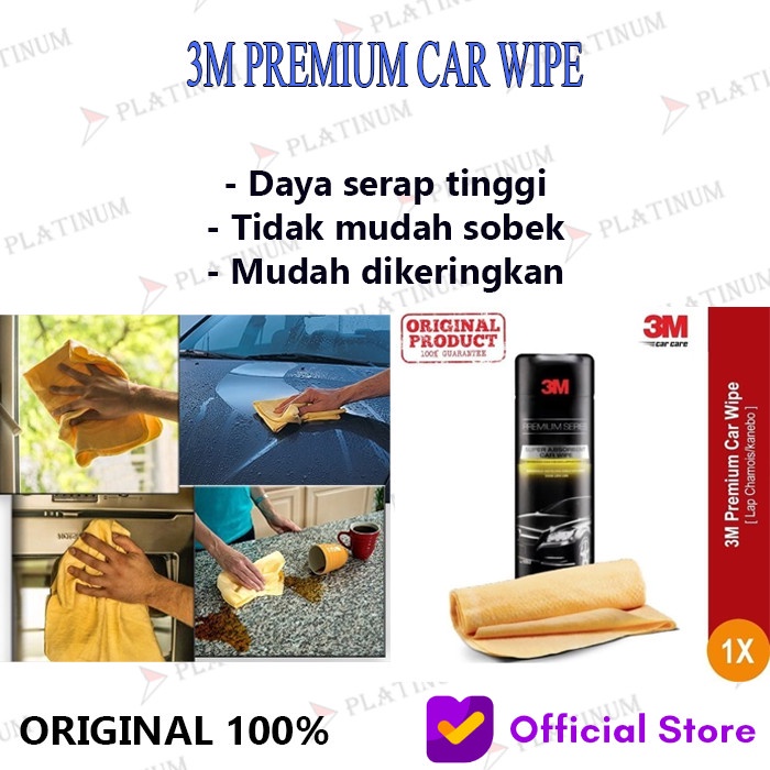 LAP CHAMOIS KANEBO MOBIL 3M PREMIUM CAR WIPE