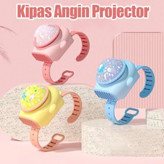 Bostonstore Kipas Angin Portable Gelang Fan Projector Listrik Kipas Mini Anak Anak / Kipas Angin Mini Bentuk Jam Tangan Portable/ Kipas Angin Tangan / Kipas Angin Tangan Portable / Kipas Angin Tangan Mini / Kipas Angin Tangan Karakter / Kipas Angin