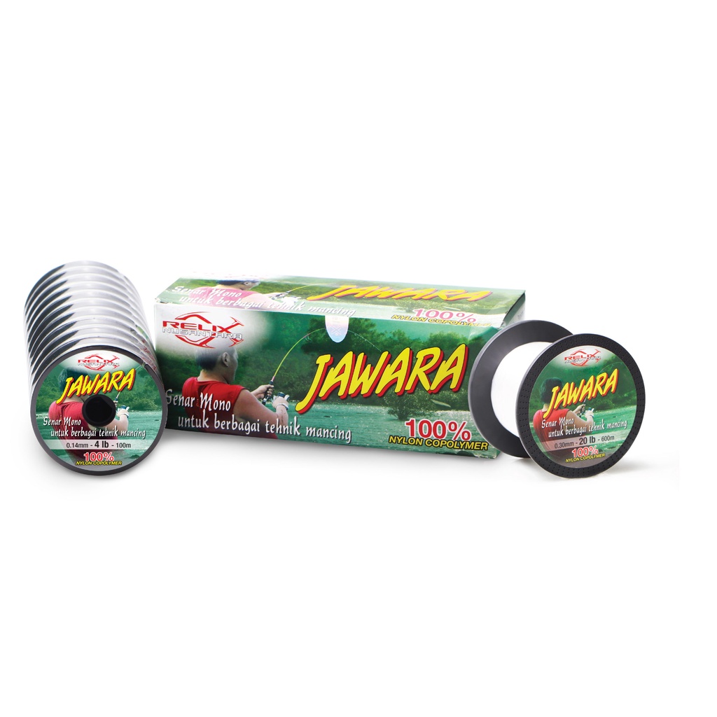 RELIX NUSANTARA JAWARA CLEAR CONNECTING 100 METER SENAR NYLON | SENAR PANCING |  | Aramis Skyline Superior Nylon Monofilament Material 150 Meter Connecting