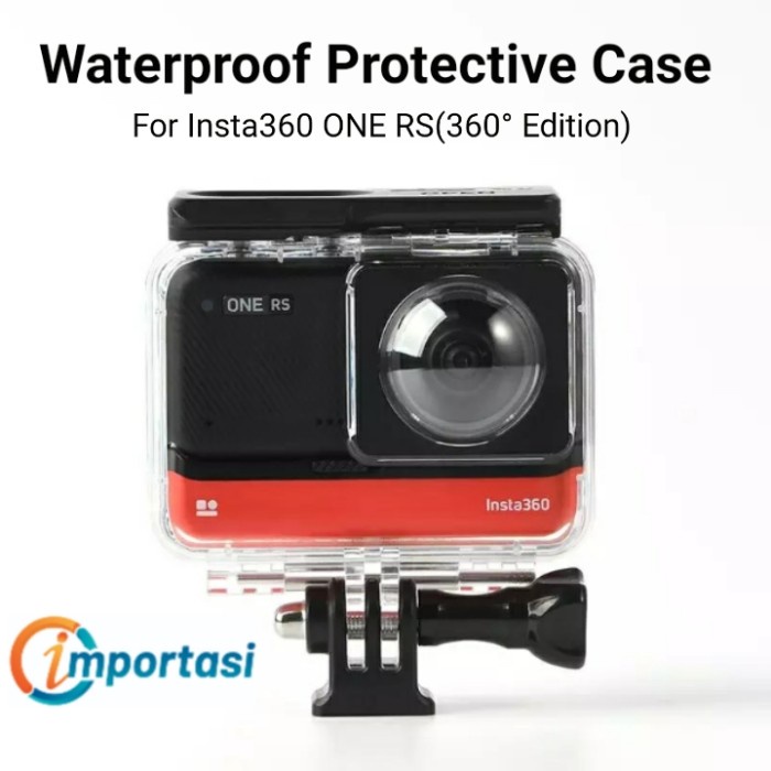 Waterproof Case Insta360 One RS 4K 360 Edition Underwater Dive Casing - 360 Edition
