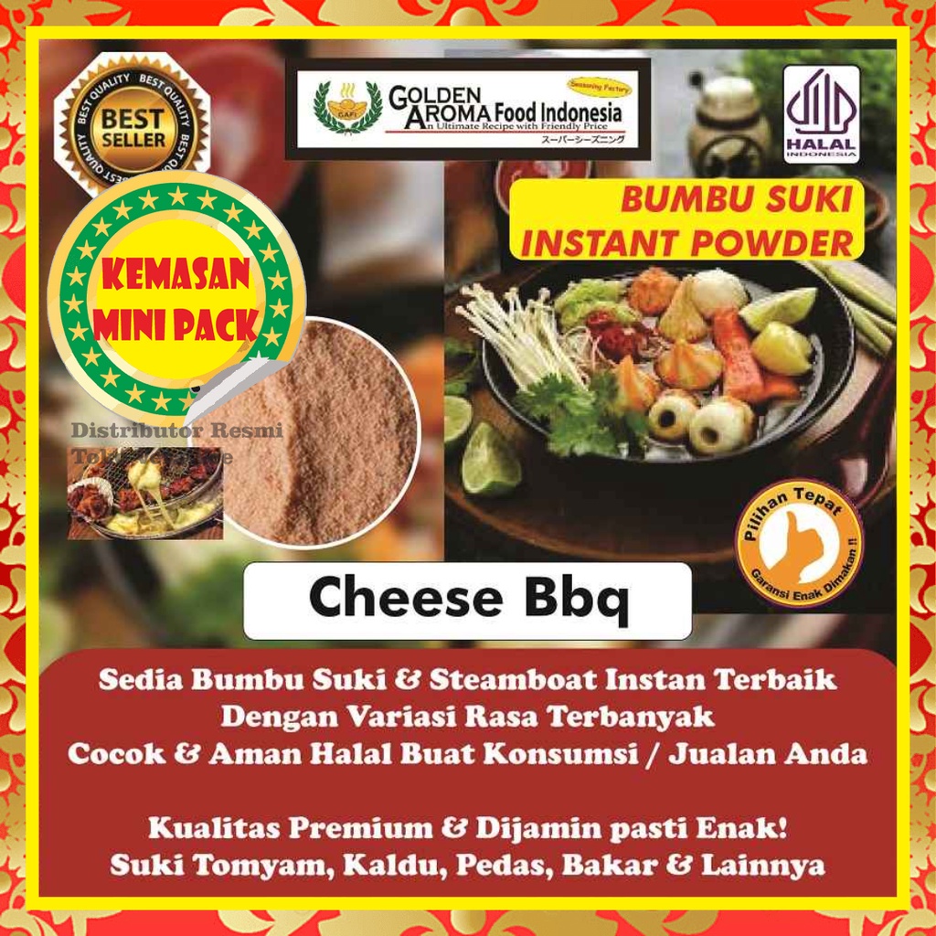 

Bumbu Suki Halal Cheese BBQ 50Gr Shabu Hotpot Sample Rasa Cheese BBQ Kecil Instan Steamboat Sabu Kuah Soup Original Stemboat Steambot Steamboot Sukiyaki Grill Bakar Instant Gafi Murah Enak Terbaik Premium Promo Rekomendasi