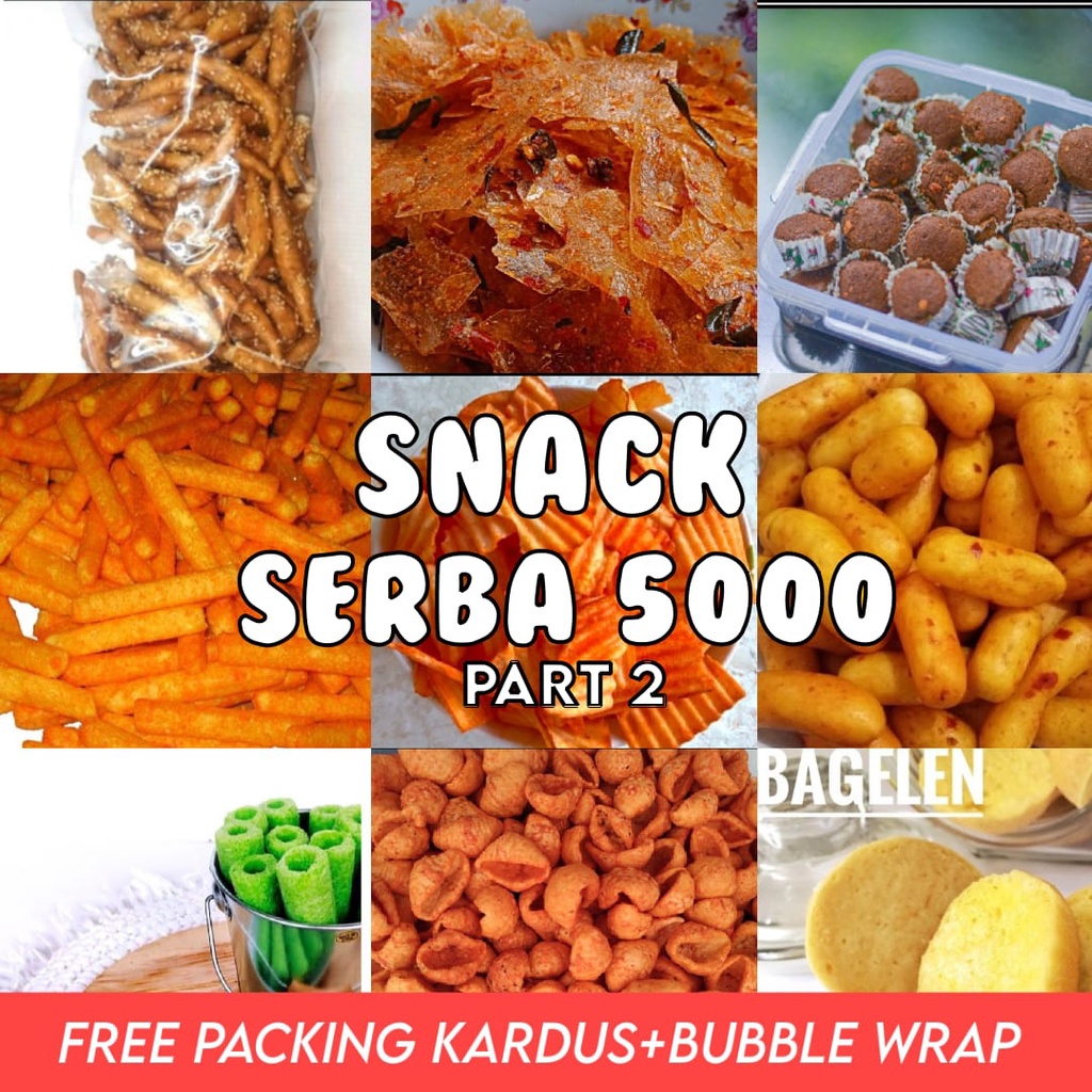 

5000 | Snack goceng kiloan all varian | COD PART 2