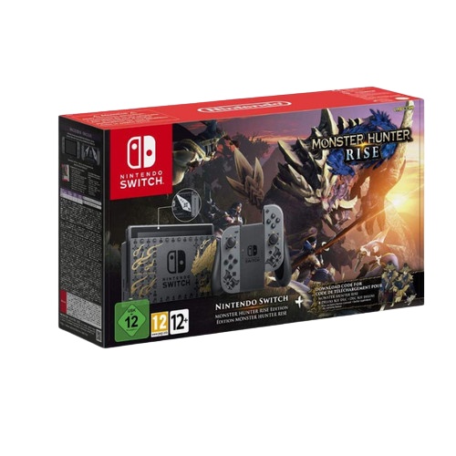 Nintendo Switch V2 Monster Hunter Rise Edition + Super Console X Pro