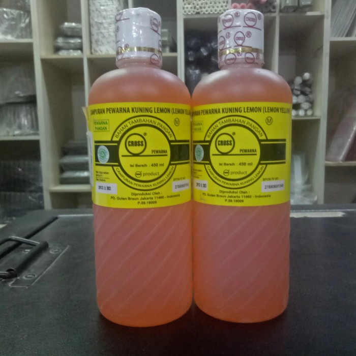 

Cross pewarna Makanan Lemon Yellow 500cc (Gratis MRJELLY agar-agar 1)