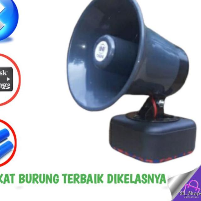 ➯ speaker pikat burung ruak ruak || speaker toa rakitan untuk ruak ruak ☈