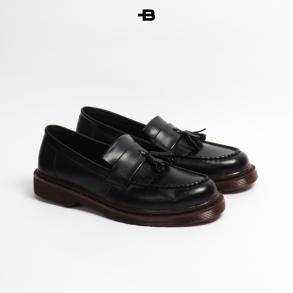 Sepatu Pria Slip On Loafers Formal | BT BERU BLACK