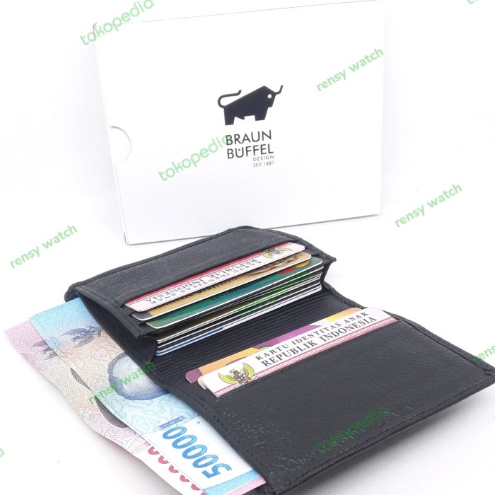 

Dompet Kartu/ Card Holder Bruan Baffel Kulit Asli Star Seller