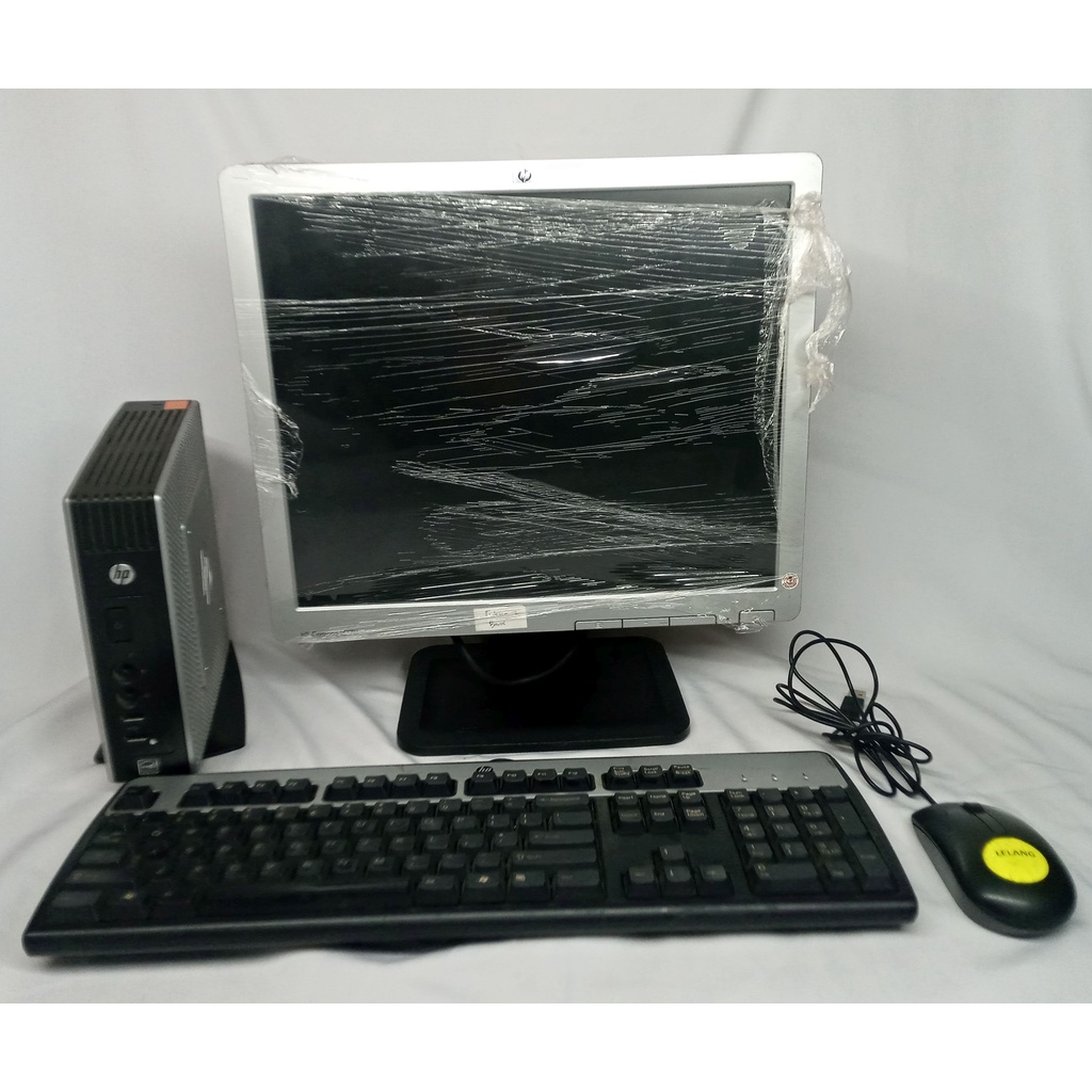 PAKET PC MINI T510 PLUS MONITOR 15 INCH RAM 4 GB  HDD 160 GB KEYBOARD MOUSE WIRELESS