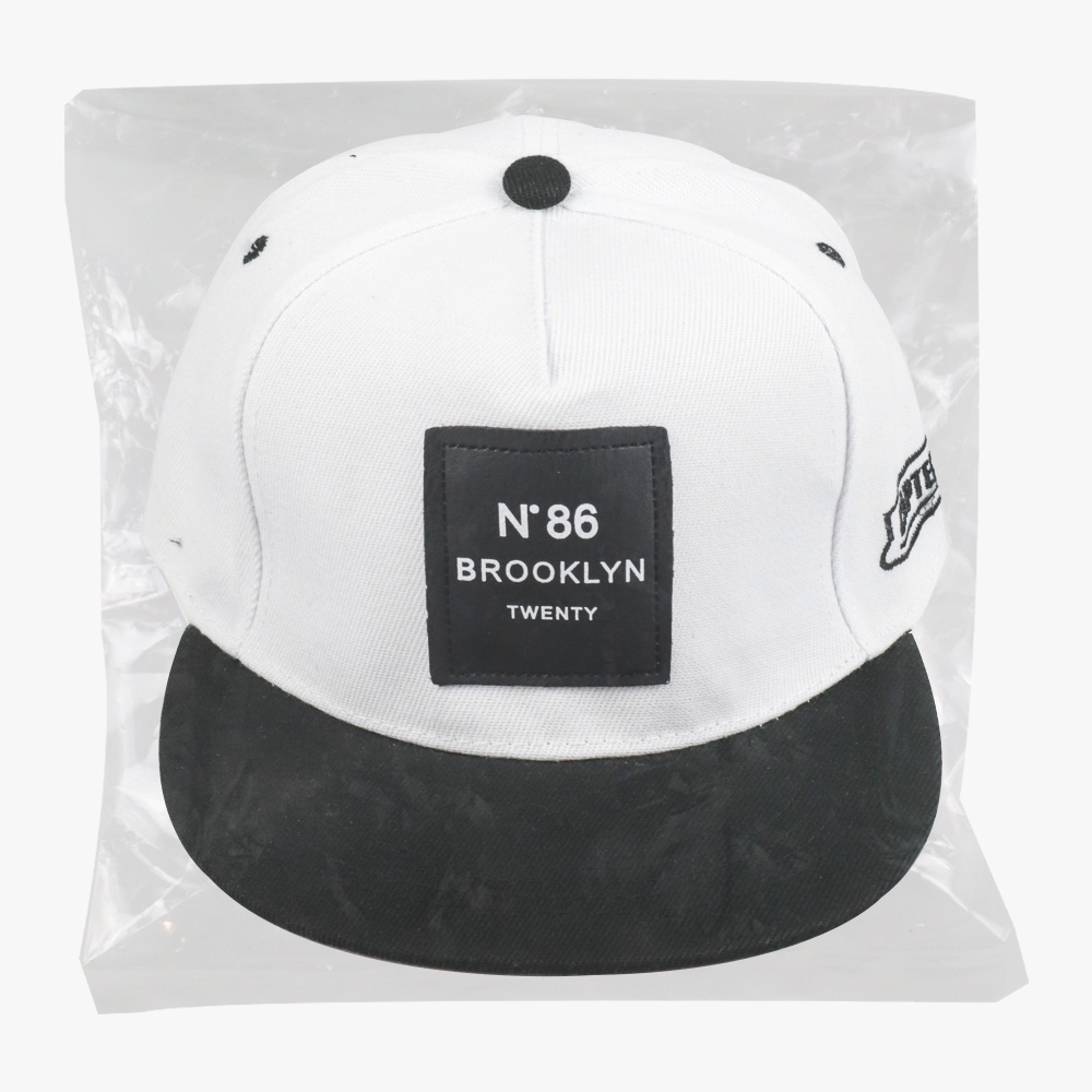 Rhodey Topi Snapback Hip Hop Hat N86 Brooklyn Twenty - White