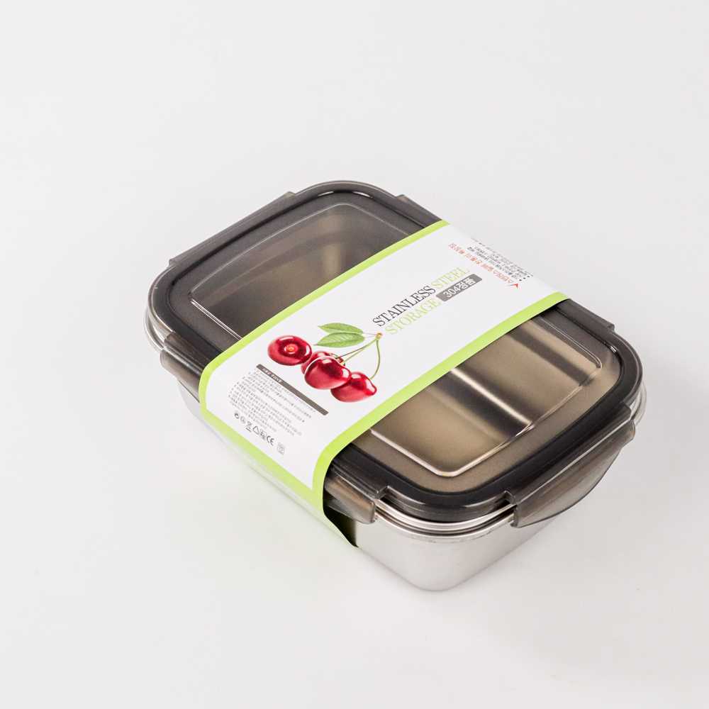 (BISA COD) FTIHSHP HOMEFAVOR Kotak Makan Bento Lunch Box Stainless Steel - KT273