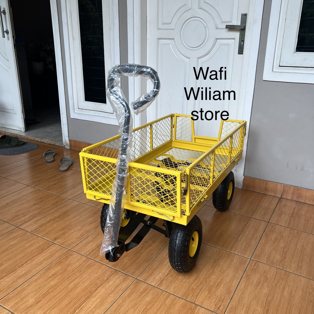 Krisbow Troli trolley Gerobak Dorong Barang 300 Kg