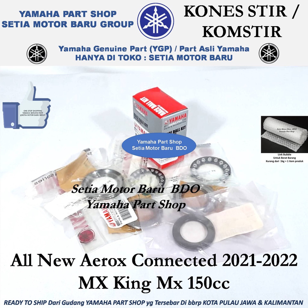 Kones Stir Comstir Komstir Bearing Bering MxKing Mx King 150cc All New Aerox Connected Ori Yamaha