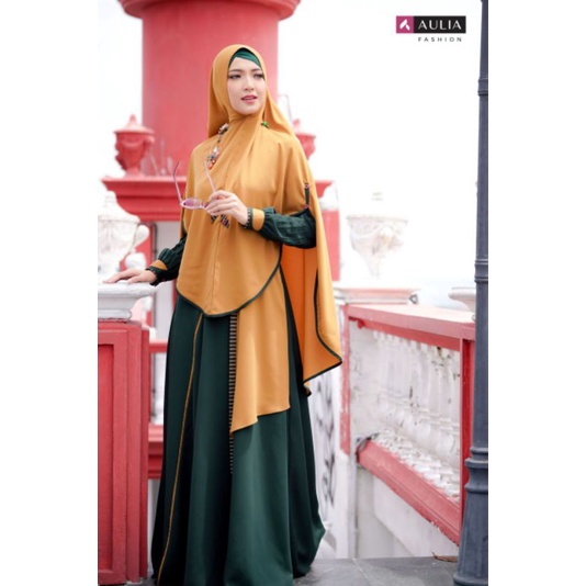 SET GAMIS HAGIA SHOPIA EMERALD BY AULIA