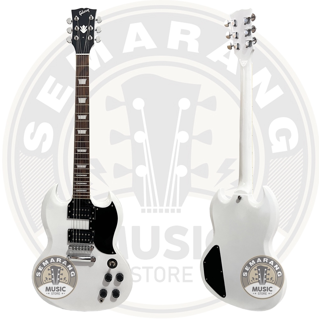 Gitar Elektrik Gibson SG White Custom Standart