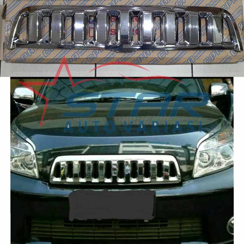 Grill chrome Rush/Terios lama 2008-2011 model hummer.