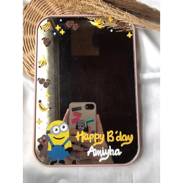 MIRROR PAINTING AESTHETIC (kado ulang tahun)