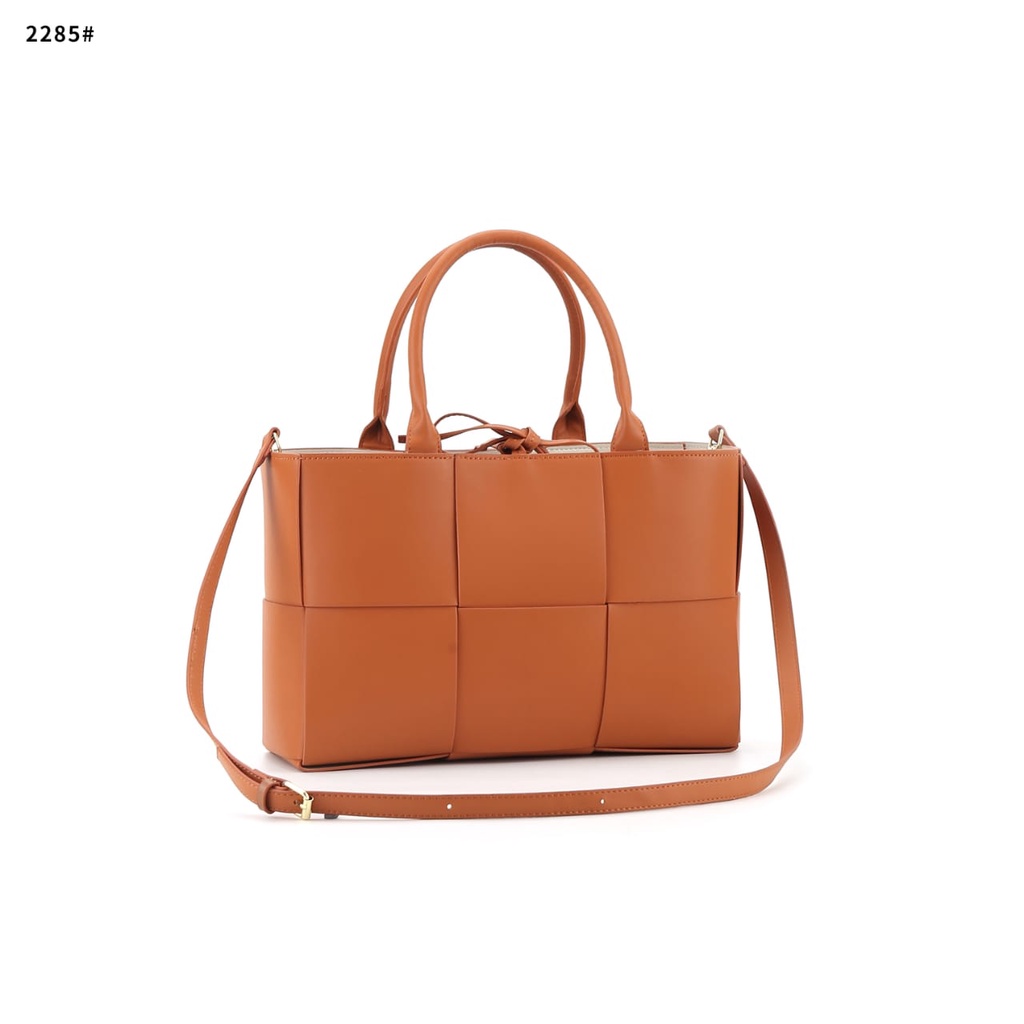 BAG Ahsanti Leather Arco Tote Bag With Pouch TC2285