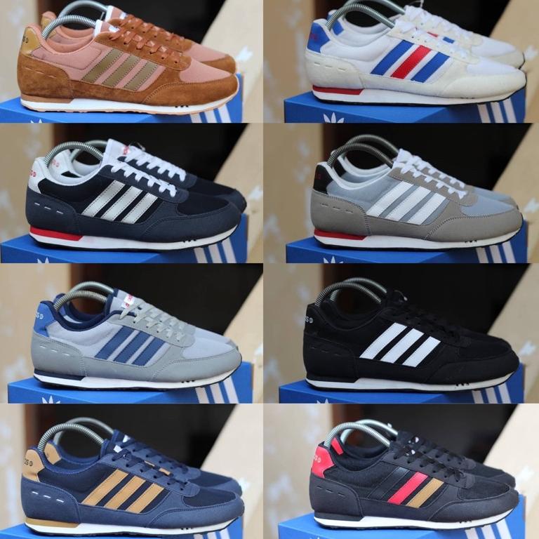 PALING LARIS Sepatu Adidas Neo City Racer Pria Size 39-44 Sneakers Casual Bahan Kanvas Kualitas Impo
