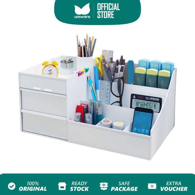 

Terbaru !!! Kotak Rak Tempat Penyimpanan Stationary Alat Tulis Meja Kantor Kerja