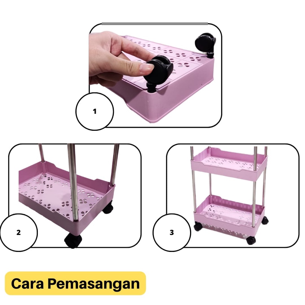 RAK SUSUN SERBAGUNA/RAK SQUARE/MINI TROLI