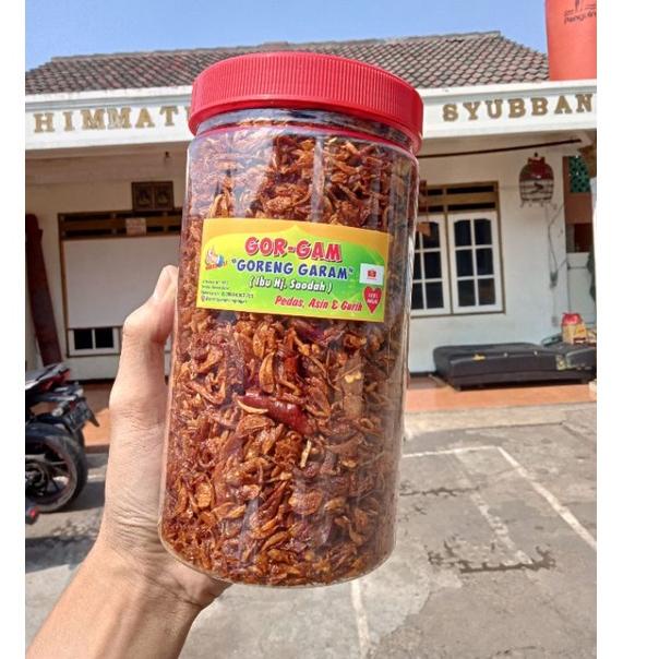 

➪ Gorgam Toples (1000ML) Goreng Garam Asli Buatan Betawi Tulen Dijamin AJIB ✻