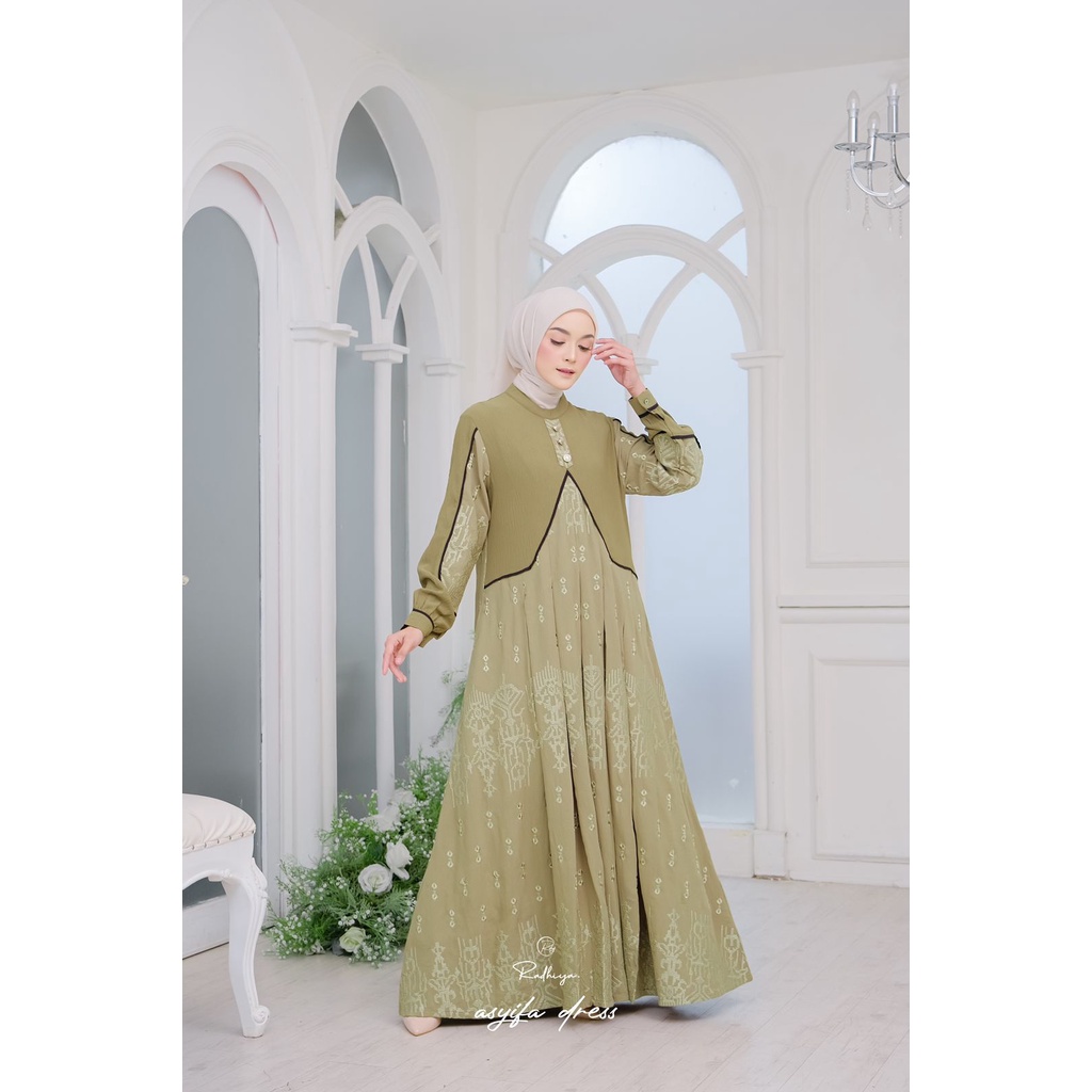 BAJU GAMIS NEW SERIES ASYIFA DRESS BY RADHIYA ORIGINAL