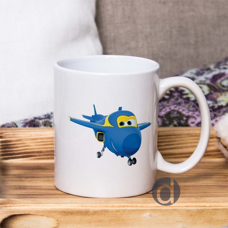 Mug Gelas Super Wings Jerome Biru V2