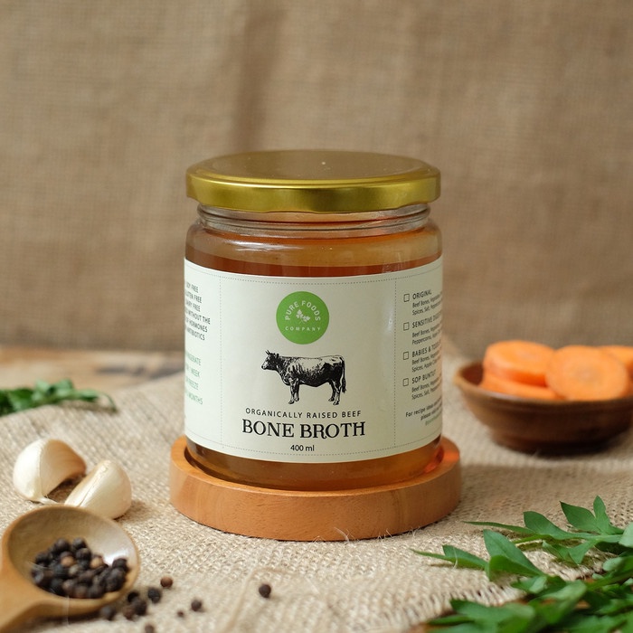 

GRASS FED BEEF BONE BROTH 400ML