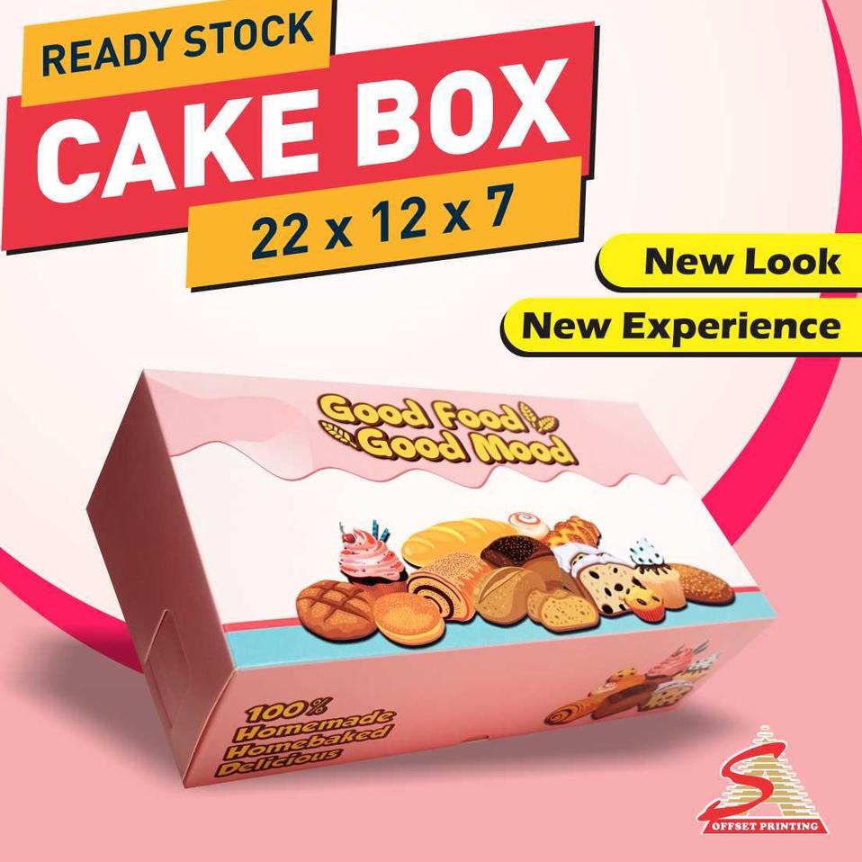 

♢ Box Brownies/Spiku/Rollcake/Cupcake/Donat 22 x 12 x 7 ➪