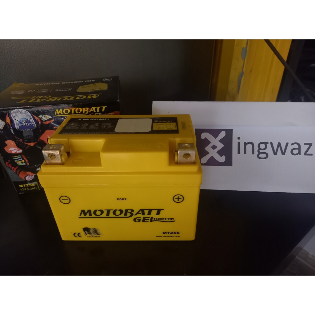 AKI ACCU KERING Kawasaki ZX 130, Ninja KRR, Ninja RR - MOTOBATT MTZ5S