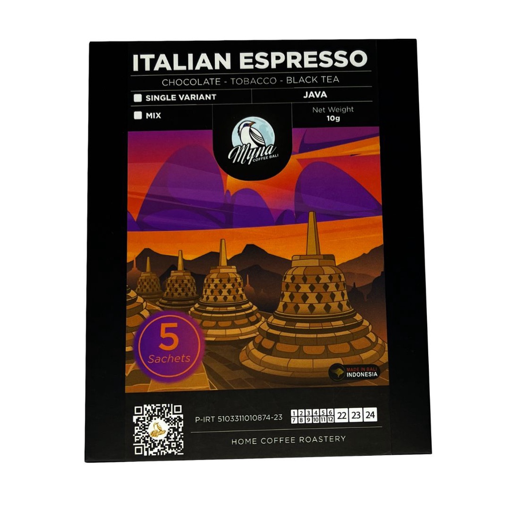 

Myna Coffee - PACKAGE ITALIAN ESPRESSO - Java