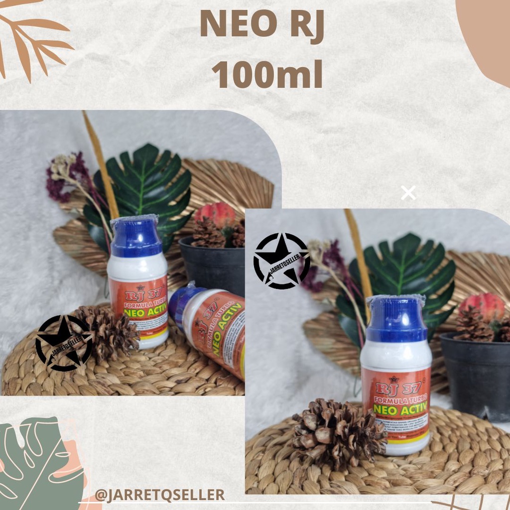 🆕 RJ 37 Neo Activ 100 ml  || Neo RJ 37 || RJ 37 Neo Activ 100 ml - Formula Turbo Fermentasi 3 Hari |