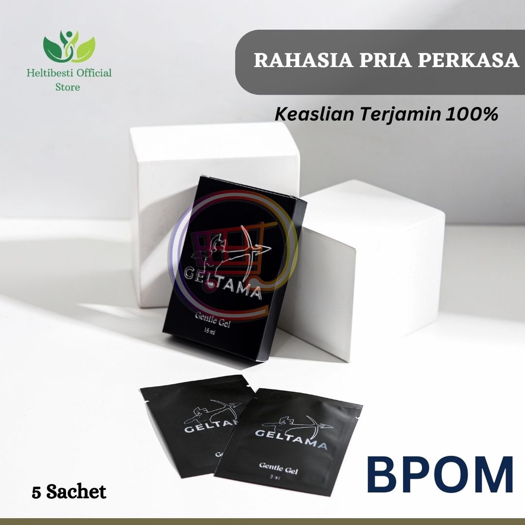 Geltama Gentle Gel Original  Seperti Honeymoon Selalu Obat SUPER KUAT PERKASA Pria DIJAMIN 1 Box Isi