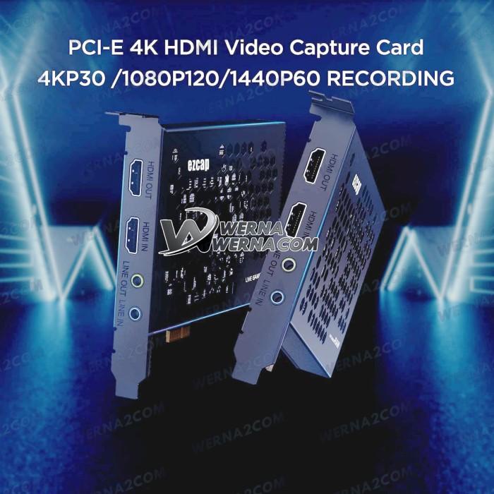 Ezcap 324 PCI Express HDMI 4K Video Capture Card Gamer Live RAW