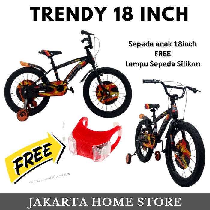 Best Seller Sepeda Anak Bmx 18 Inch Trendy Steel