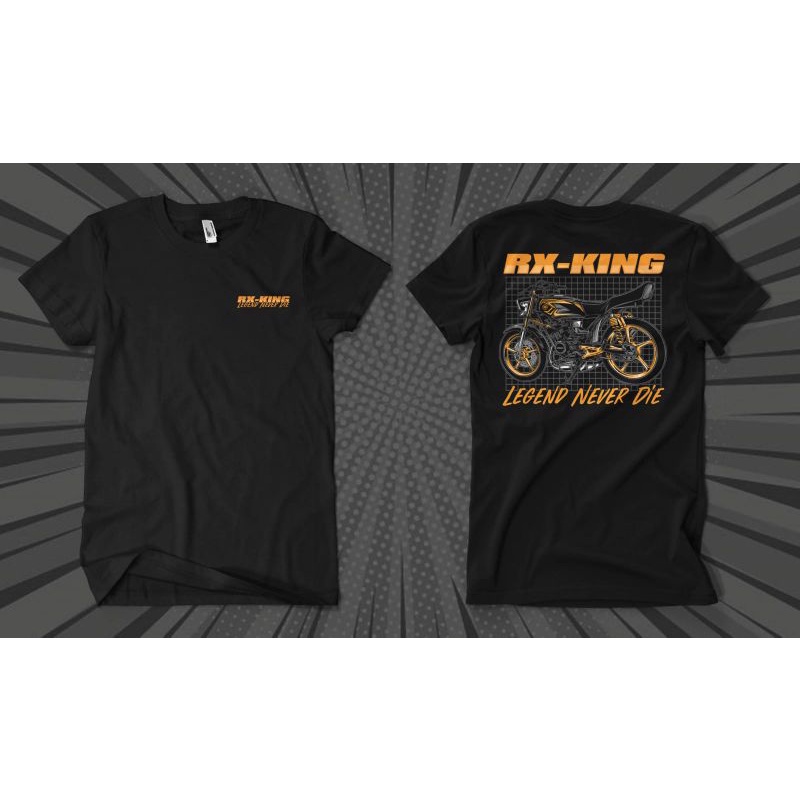 Kaos Yamaha RX-KING Baju Motor RX-KING ORIGINAL Cotton Combed 20s Pria dan Wanita