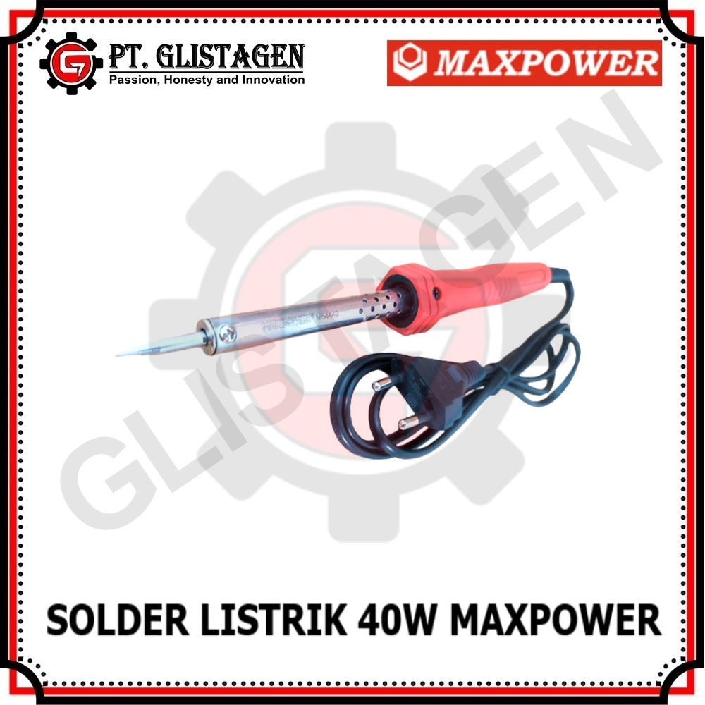 MAXPOWER Solder Listrik 40 Watt Alat Patri Timah Soldering Iron HIGH QUALITY