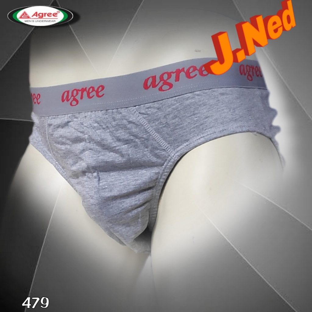 J479S Celana Dalam Pria Agree Exclusive Men's Brief |2 Box isi 6 Pcs]