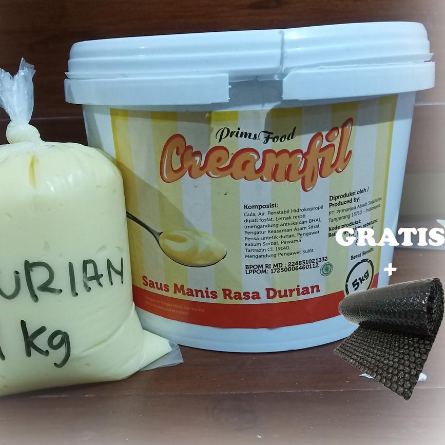 

12.12 ✨SALE✨ selai roti selai durian selai duren selai goldenfil 1kg (kemasan repack 1kg) goldenfil CREAMFIL 