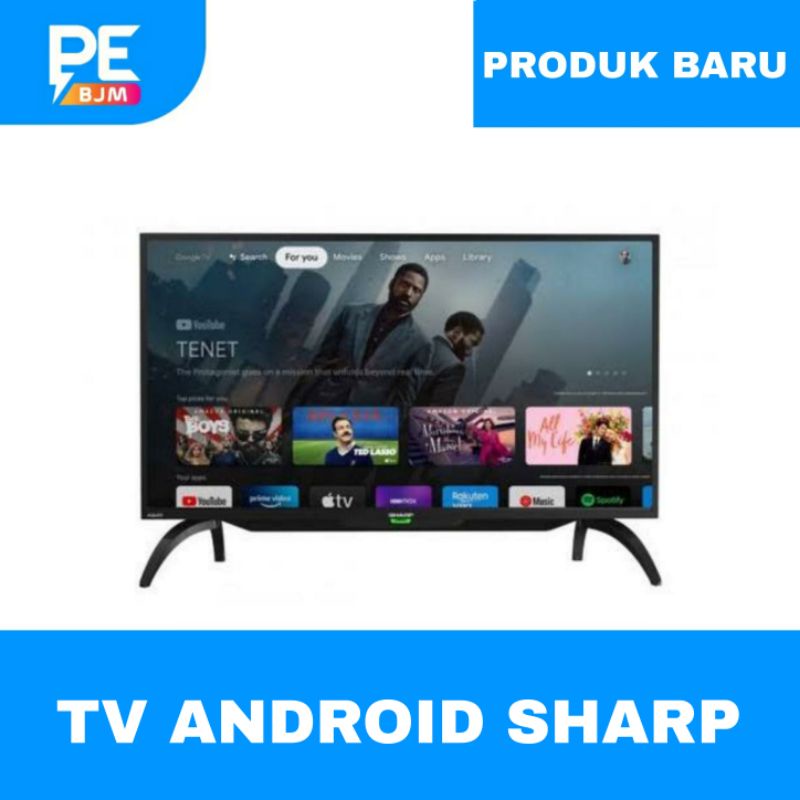 TV SHARP 42 INCH GOOGLE TV - 2T-C42EG1I - GARANSI RESMI - KIRIM INVOICE