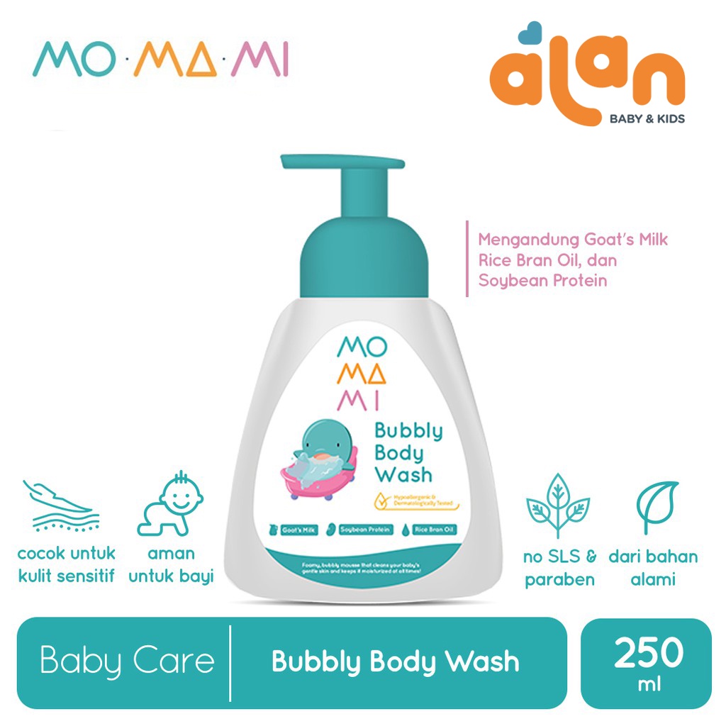 Momami Bubbly Body Wash 250ml (126615)