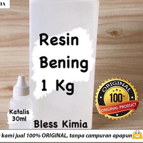 ☄ Resin Bening (1KG) -Fiberglass - Resin Bening- Resin- Resin Bening Souvenir Kerajinan ➨