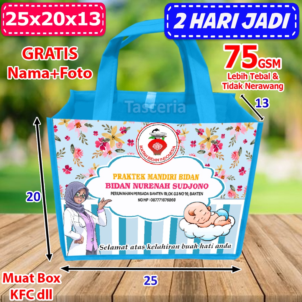 

Tas Souvenir Kantong Klinik Bidan