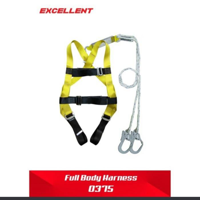 Full Body Harness with Absorber Double Lanyard Excellent 0375